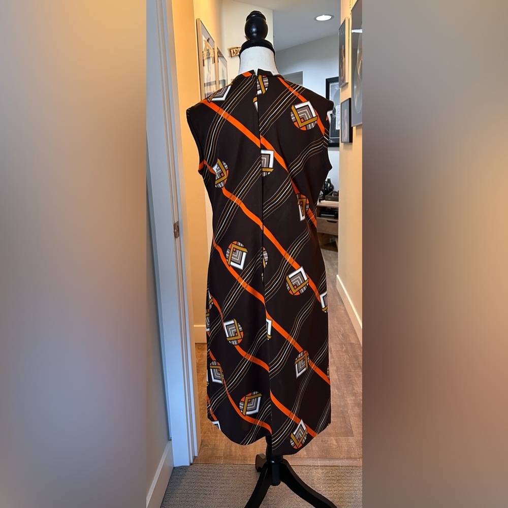 Vintage 70’s Polyester Mod Dress. Women’s Medium. Excellent condition! - Picture 2 of 7
